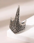 Nordic Retro Vikings Bird Skeleton Ring